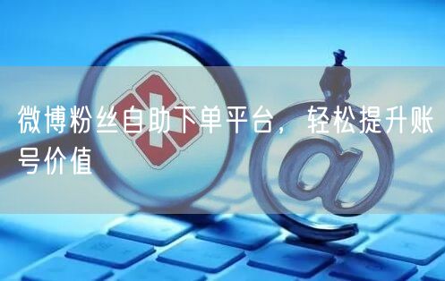 微博粉丝自助下单平台，轻松提升账号价值