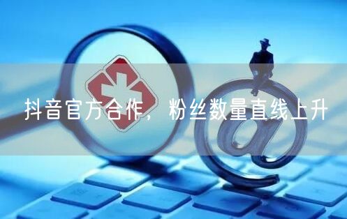 抖音官方合作，粉丝数量直线上升
