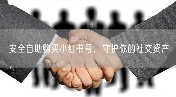 安全自助购买小红书号，守护你的社交资产