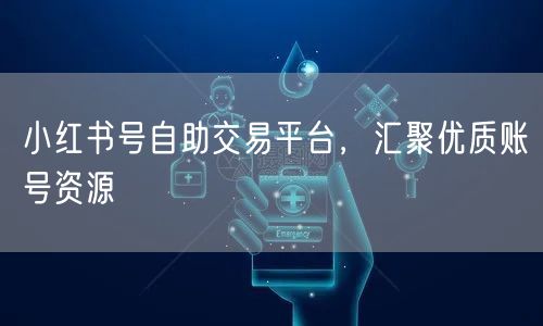 小红书号自助交易平台，汇聚优质账号资源